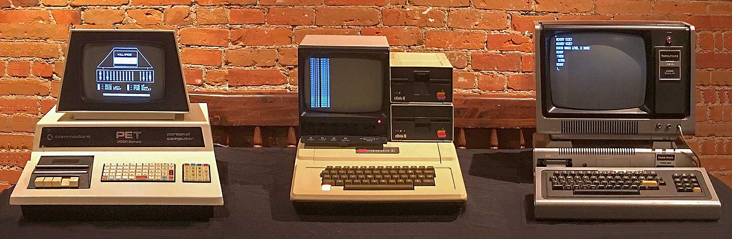 Commodore PET 2001, Apple II и TRS-80 Model I