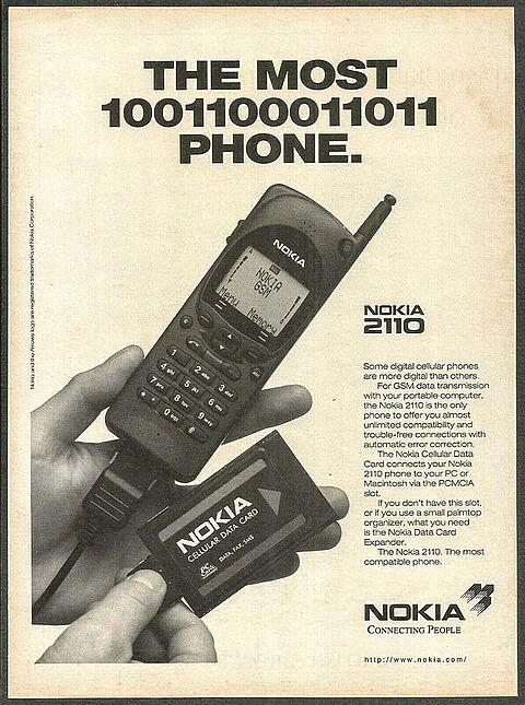 листовка nokia 2110