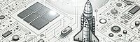 космический аппарат. изображение сгенерировано нейросетью