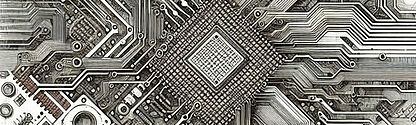 электроника, стилизованое изображение. AI