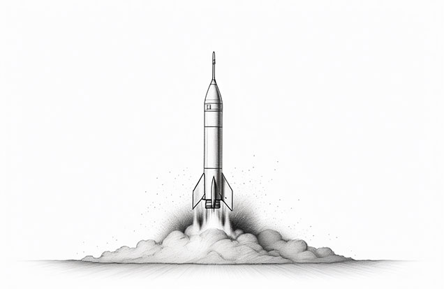 ракета носитель — рисунок