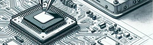 микрочип (стилизованное изображение)