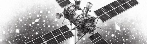 космический аппарат (стилизованое изображение)