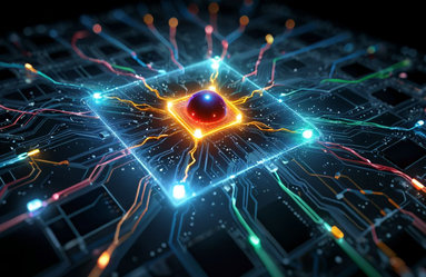 электроника. стилизованное изображение. AI