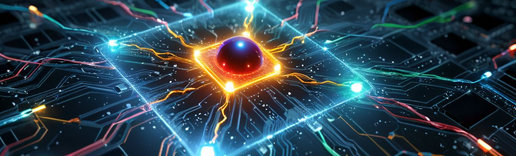 электроника. стилизованное изображение. AI